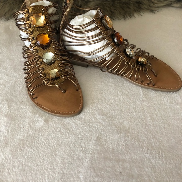 Womens 58 Lex & NYC Jewel Sandals  8Mrr - Picture 2 of 4